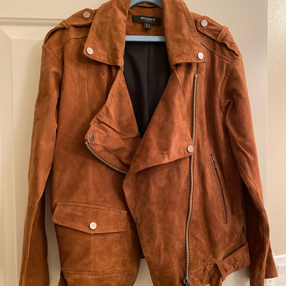 Muuba leather biker jacket